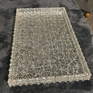Vintage resin Serving tray
